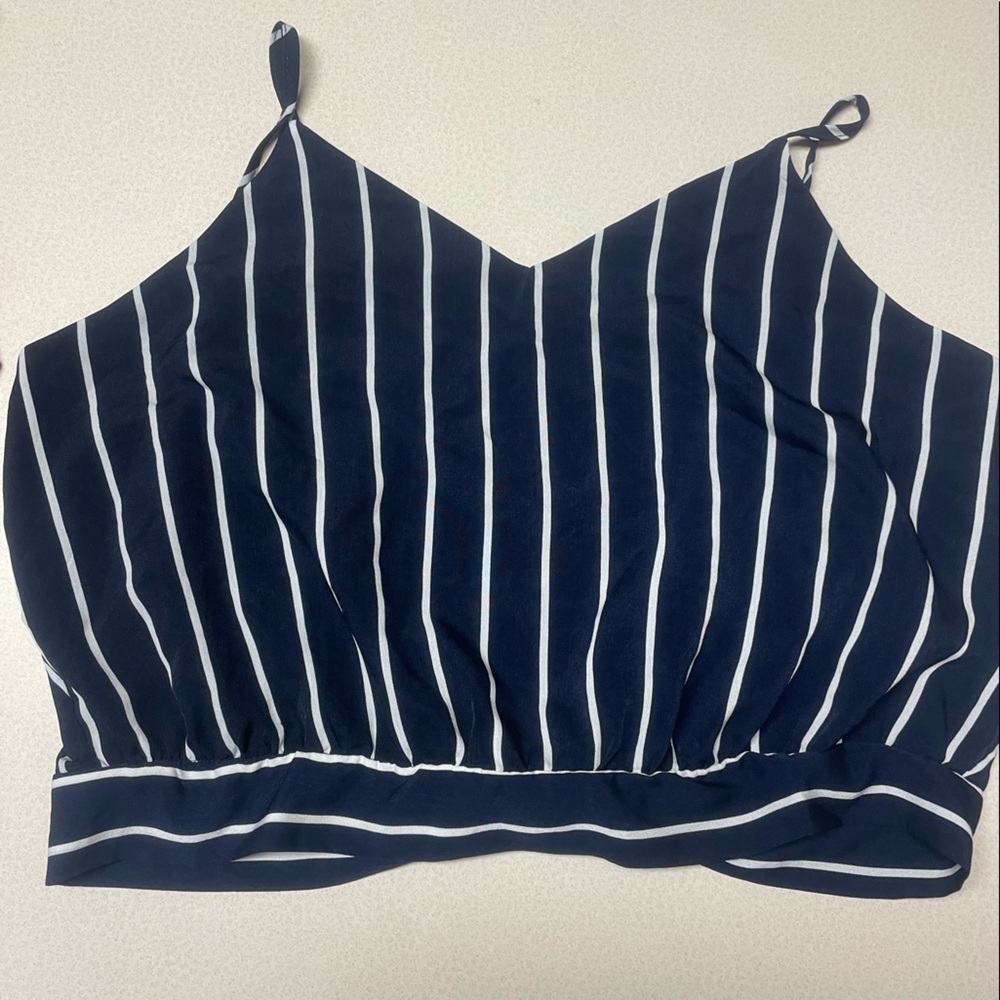 Women’s shein size extra large sleeveless striped tank top
